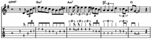 John Coltrane Jazz Lick I'm Old Fashioned |