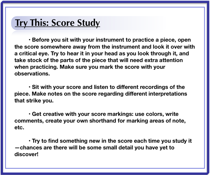 try this score study