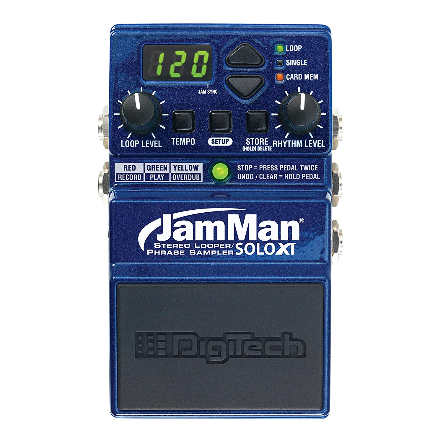 digitech jamman looper guitar effects pedal