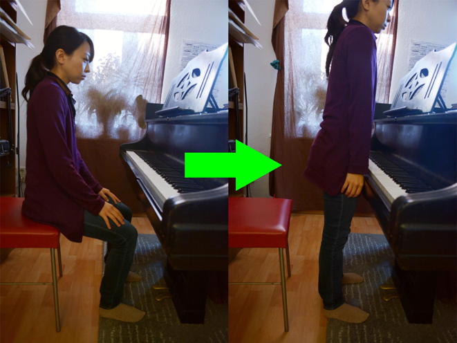 check piano position