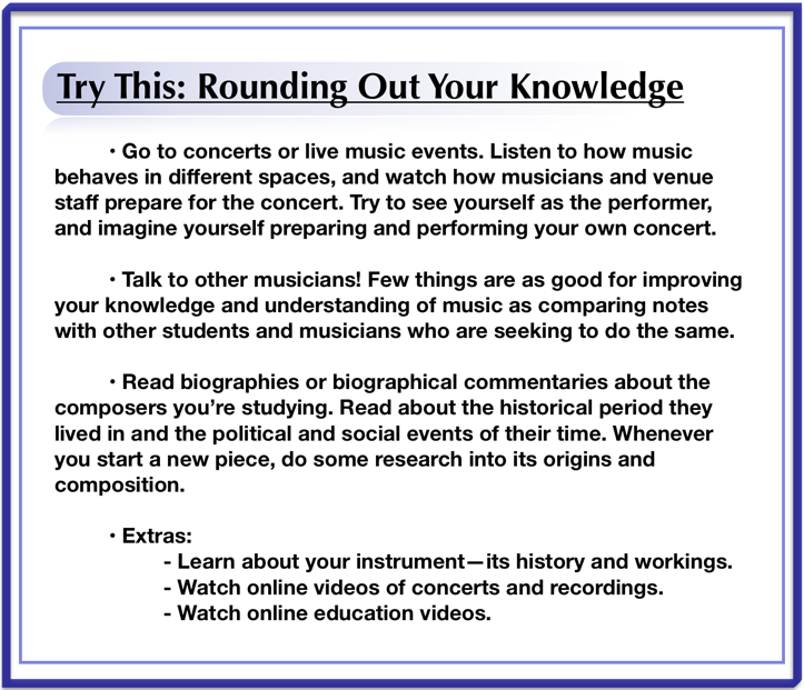 rounding out your musical knowledge