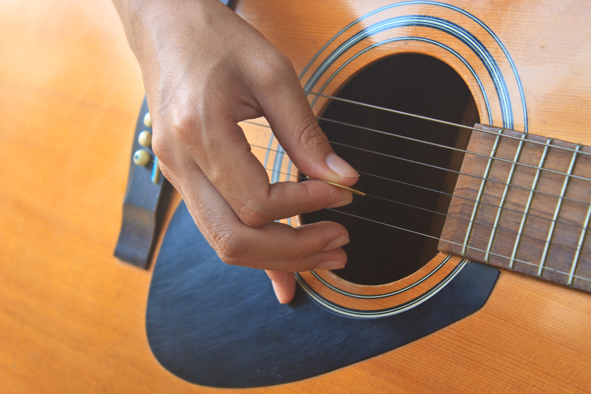 Guitar Posture Right Way To Hold The Guitar Pick