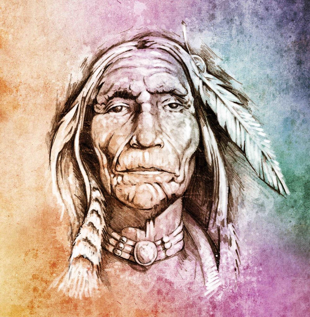 Native American portrait