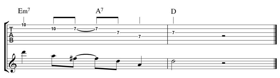 guitar lick in your own sweet way django