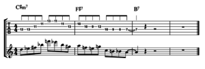 John Scofield guitar lick