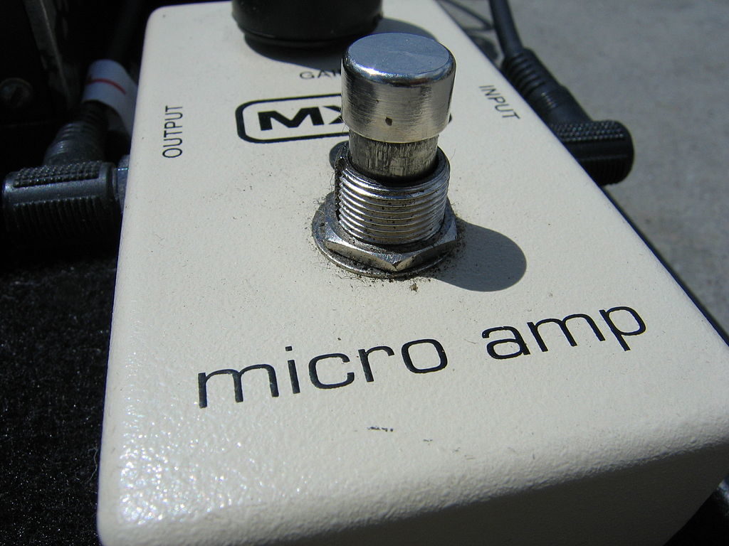 MXR M-133 Micro Amp guitar boost pedal