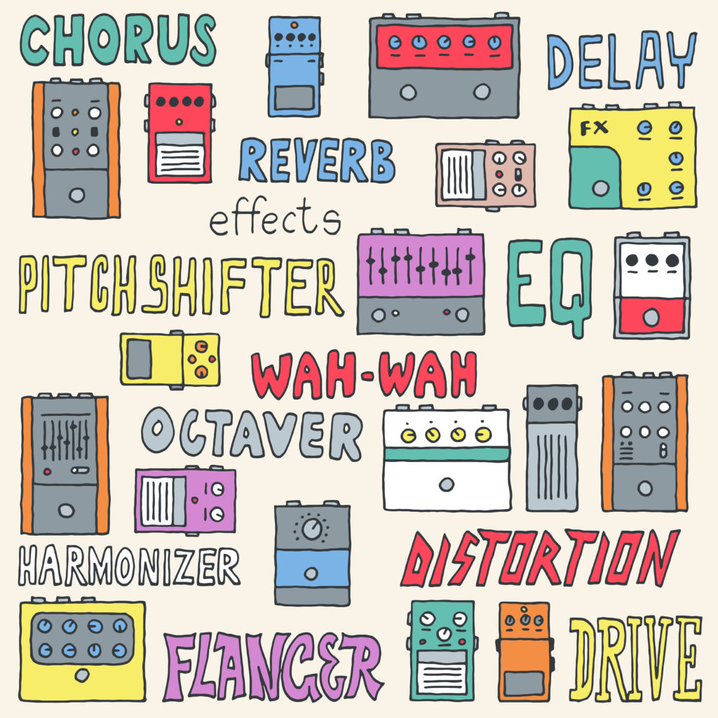 types of guitar pedal effects