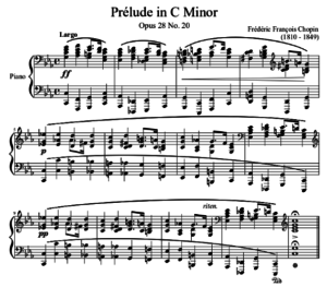 Prelude in C minor Op. 28 No. 20 by Frederic Chopin