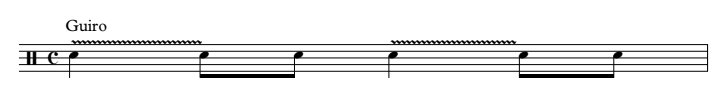 guiro notation