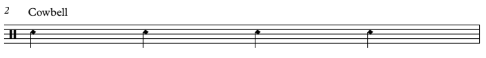 timbales notation