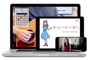 Learn music on multiple devices
