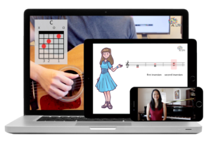 Learn music on multiple devices