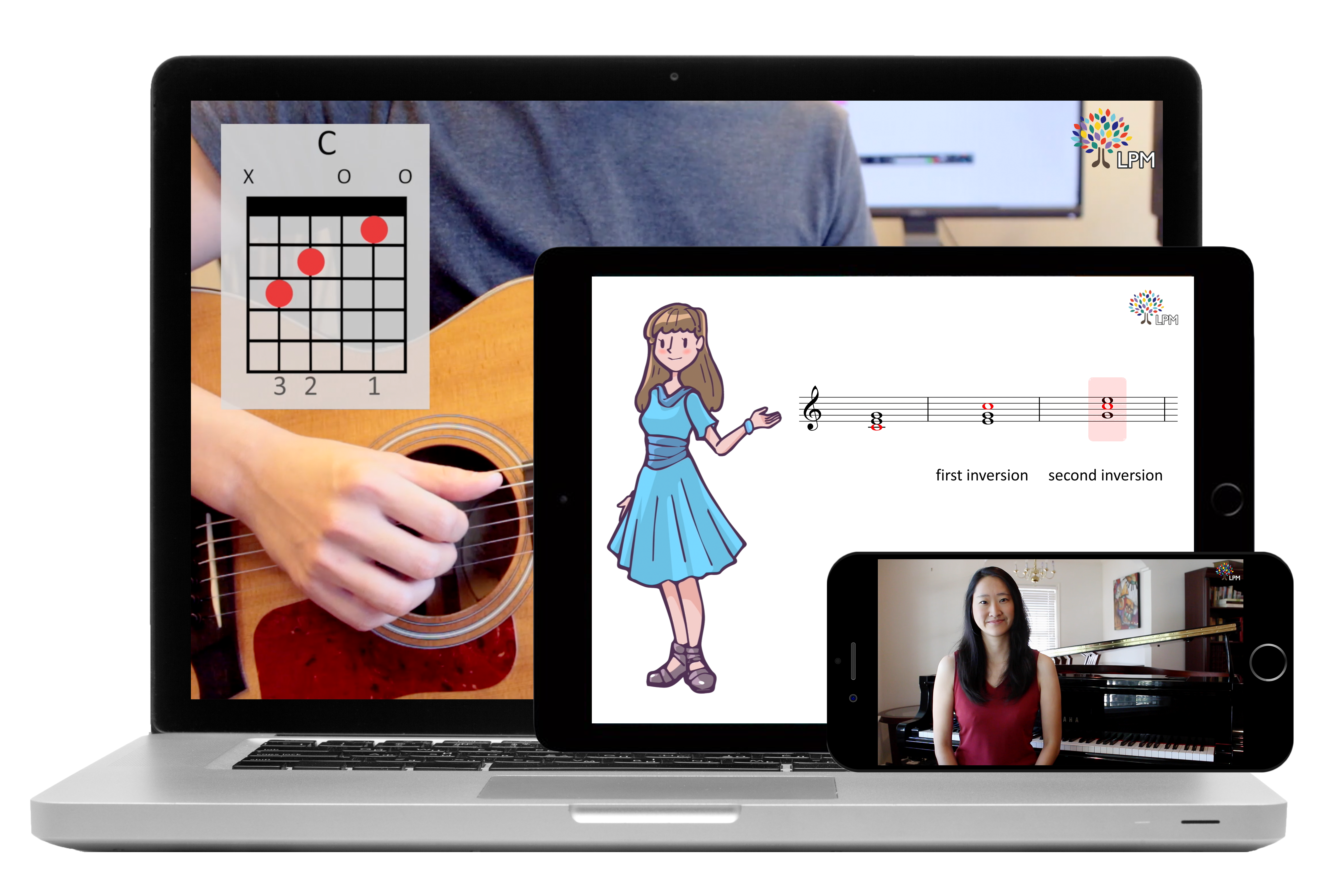 Learn music on multiple devices Learn music on multiple devices