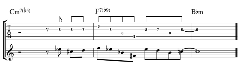 wes montgomery guitar lick