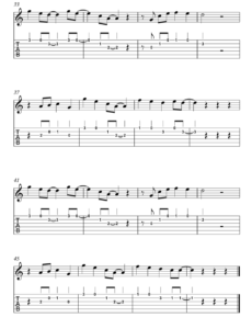 bars 33 48 can you feel the love tonight solo guitar