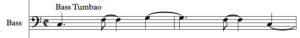 bass tumbao I IV V IV
