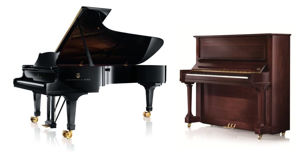 grand piano vs upright piano