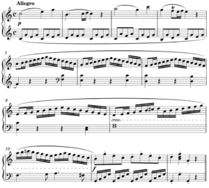 Sonata No. 16 in C-Major, K. 545.