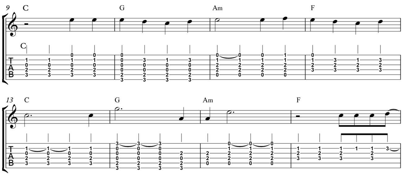 with or without you bars 9 15