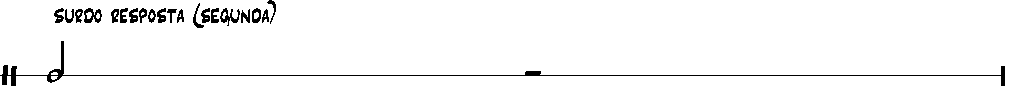 samba notation - surdo resposta