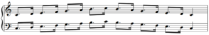 scale dotted rhythm long short